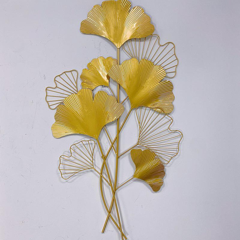 Nordic Ginkgo Leaf Wall Hanging for Living Room or Bedroom Decor
