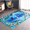 3D Beach Bedroom Bedside Mat Sea Print Rug Kitchen Super Absorbent Bathroom Rug Summer Decoration Mat