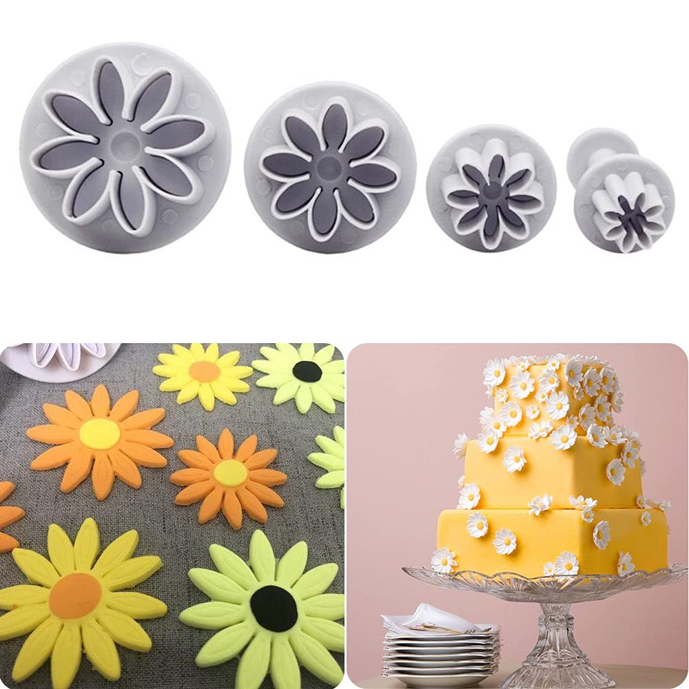 Форма для печенья Гортензия Цветок Мастика Сахарное ремесло Плунжерный резак Украшение для торта печенья Форма для цветка Инструмент для выпечки своими руками