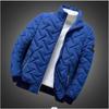 Autumn and winter new cotton jacket, men's pearl cotton jacket, stand-collar trendy men's lightweight and warm top
