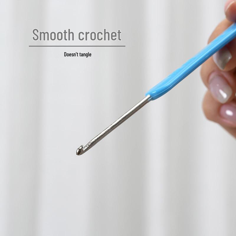 Набор двухсторонних крючков и спиц для вязания - 5 штук