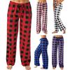Women Pajama Pants Elastic Drawstring Waist Straight Wide Leg Casual Comfy Stretchy Sleep Bottoms Daily Wear