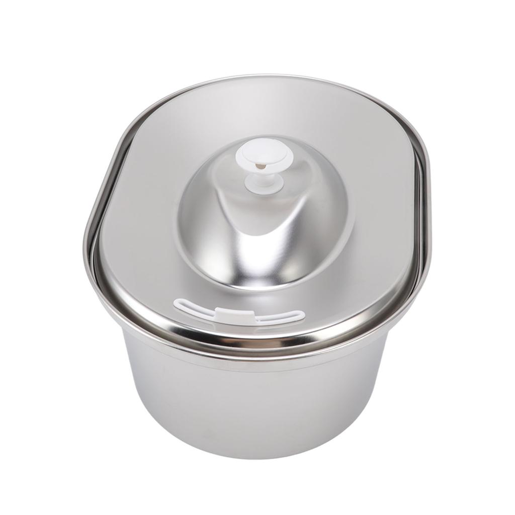 Поилка для домашних животных тихая 4 л большой емкости из нержавеющей стали автоматический диспенсер для воды для кошек и собак