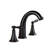 Nordic Style Basin Faucet 3 Holes Bathroom Sink Faucet Deck Mounted Cold Hot Vintage Mixer Taps Bathtub Faucet