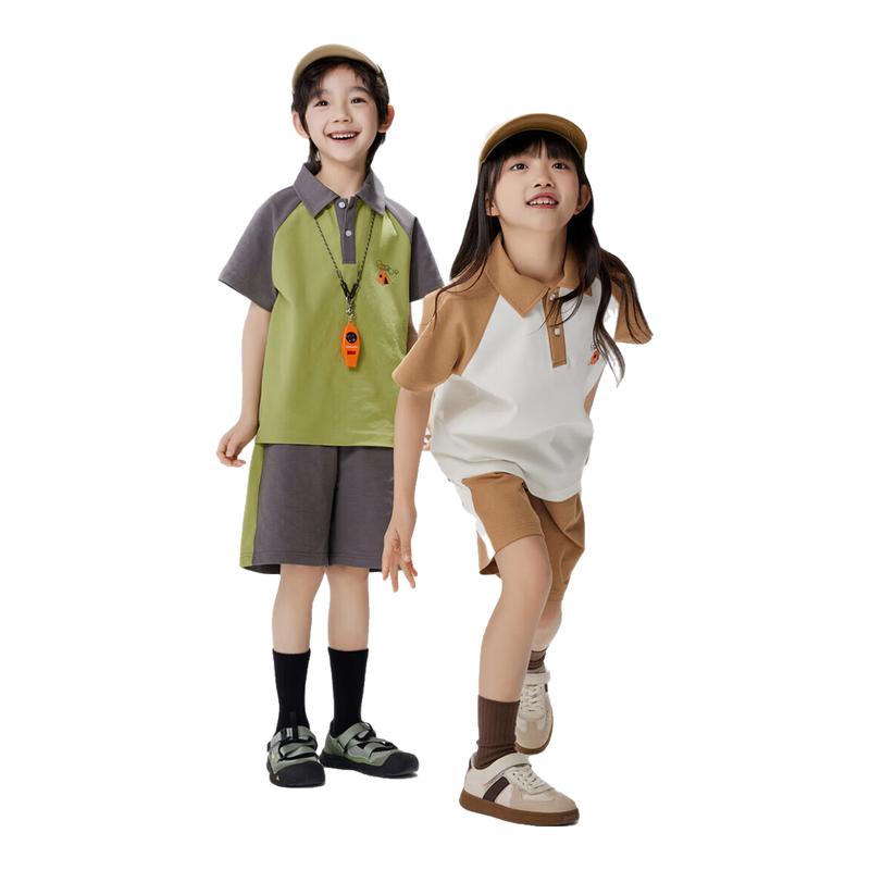EBAER Kids Short Sleeve Top & Shorts Set