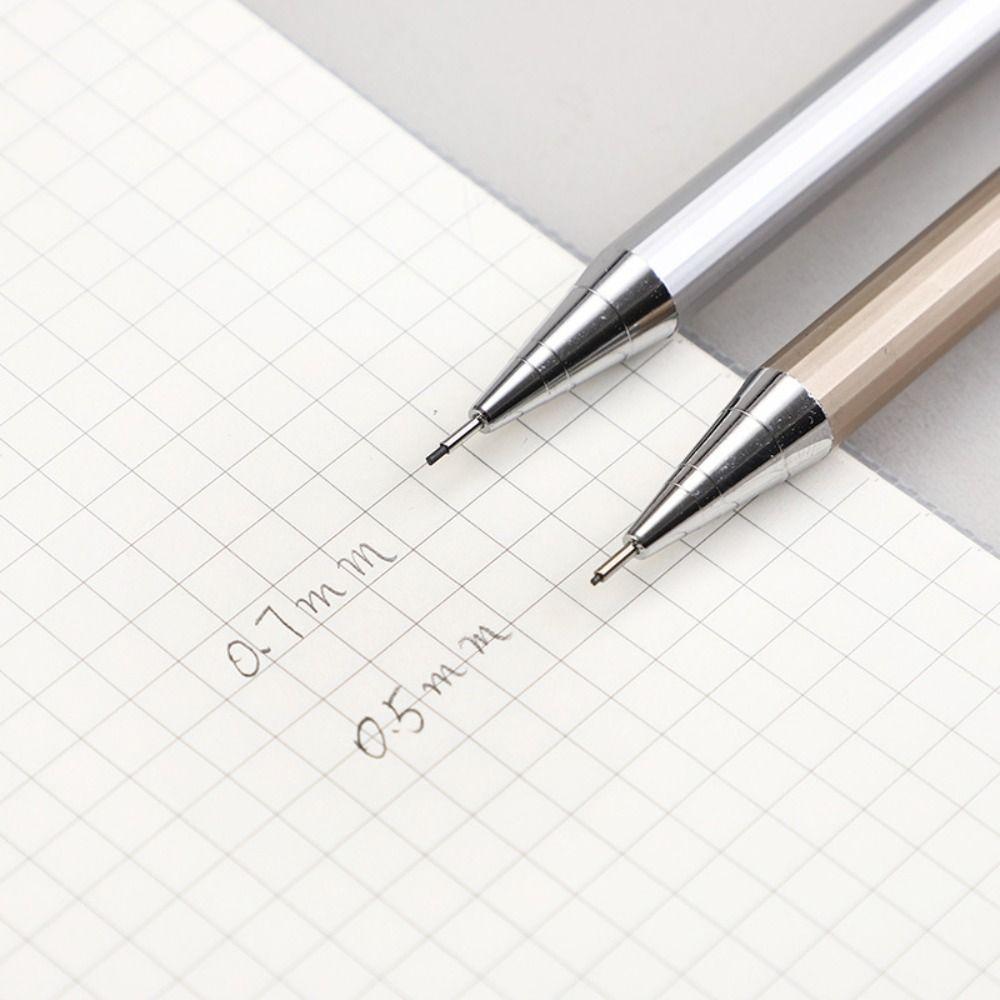 0.5/0.7MM Mechanical Pencil Metal Movable Pencil High Quality Propelling Pencil  Students