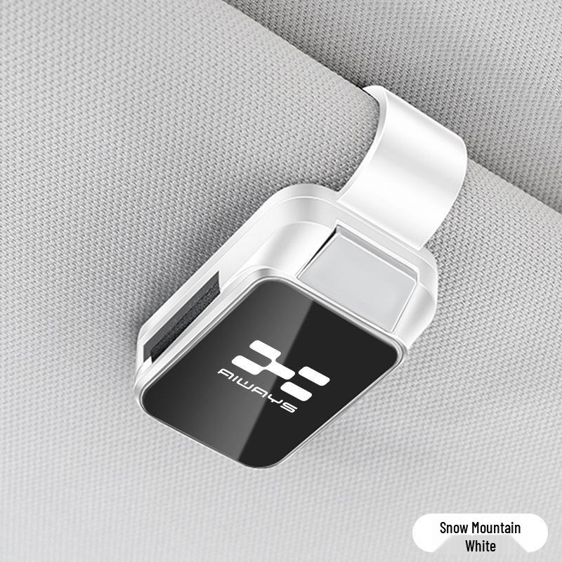 Ai Chi U5 U6 RG Two-Way Car Glasses & Ticket Holder, Sunglasses Clip for Sun Visor