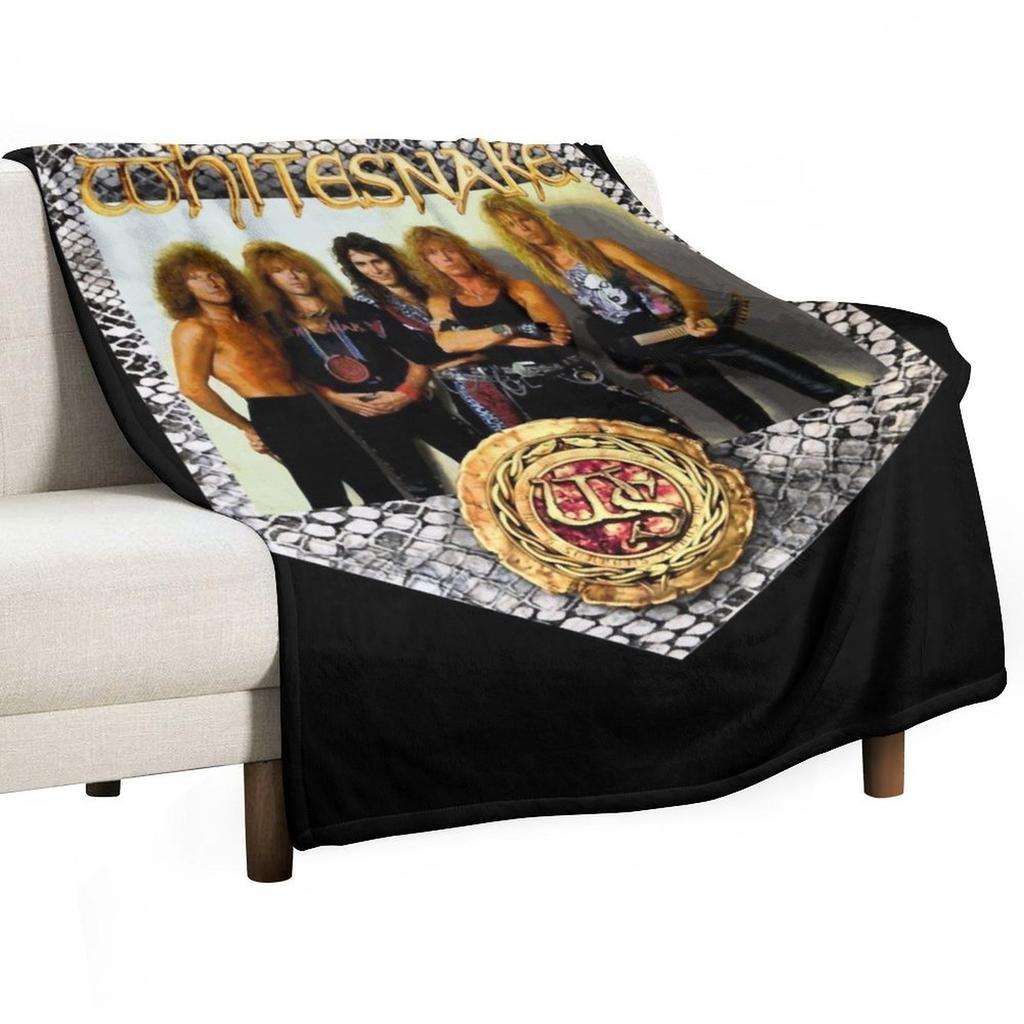 Whitesnake &x27;89 Classic T-Shirt.png Throw Blanket Shaggy sofa bed Summer Beddings Decorative Beds Winter beds Blankets