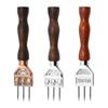 New Three-Prong Skull Ice Pick Stainless Steel Ice Chisel Crushed Barware Bartender Tools Bar Icicle Crusher Walnut Handle