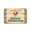 Vintage Funny Chickens Metal Sign 20x30cm, Farmhouse Kitchen Coop Decor