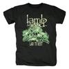 Футболка с надписью «Lamb of God Heavy Mental Band», мужская летняя футболка с коротким рукавом, футболка с графическим принтом в стиле Харадзюку