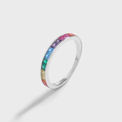 Потрясающее женское кольцо из стерлингового серебра с цирконом - Идеальный подарок для лучшей подруги