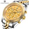PAGANI DESIGN Original Mens Quartz Watch Japan VD53 Movement 40mm Sapphire Stainless Steel Waterproof Quartz Wristwatch reloj ho