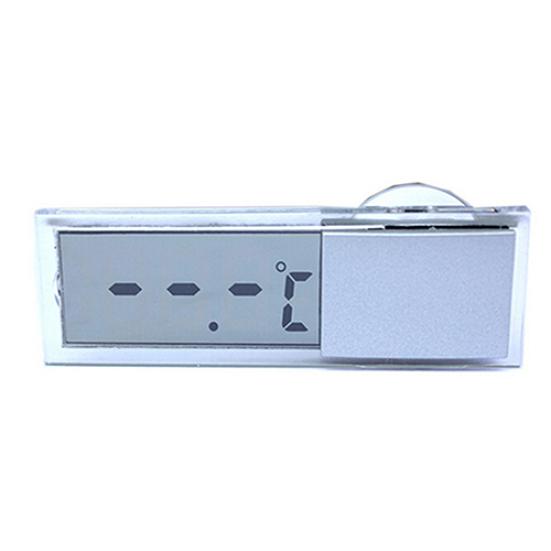 ЖК-цифровой измеритель температуры для использования в помещении и на открытом воздухе на присоске, автомобильный термометр