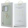Etui do iPhone 16 Pro Max Guess Grained Big 4G Logo Zielone