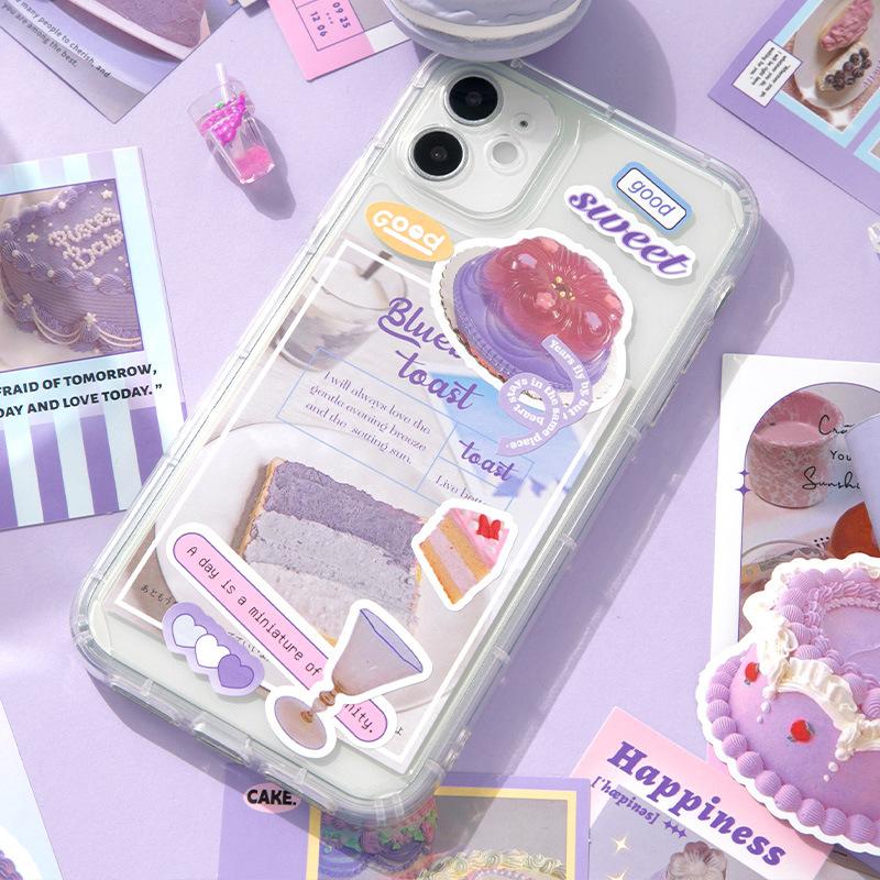 30 листов/компл., наклейка в американском стиле, серия десертов для студентов, кавайная наклейка для торта, канцелярские принадлежности, DIY Декор, наклейка для скрапбукинга и журнала