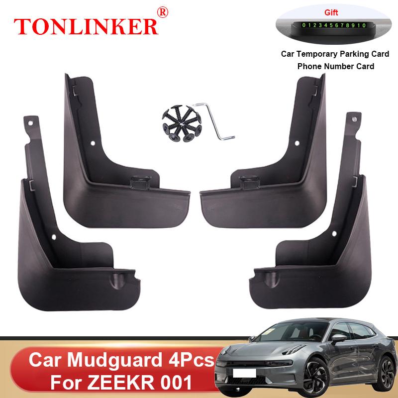TONLINKER Car Mudguard For ZEEKR 001 2022 2023 Mud Flaps Mudguards Splash Guards Fender Car Mudflaps 4Pcs Car