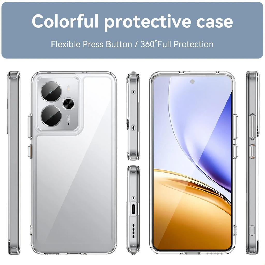 Phone Case For Phone Case For Oppo Realme 14 5g, Clear Transparent Phone Case Cover For Oppo Realme 14 5g