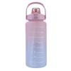 Water Bottle Time Marker 2L Extra Large Motivational Sport Bottle With Straw ARI