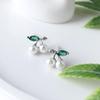 Серьги из серебра 925 пробы SE038 Вишня