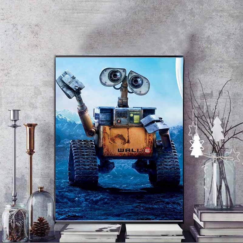 Disney Алмазная мозаика Pixar Классическая анимация WALL E Набор для самостоятельного изготовления для взрослых Искусство и рукоделие Домашний декор и подарок