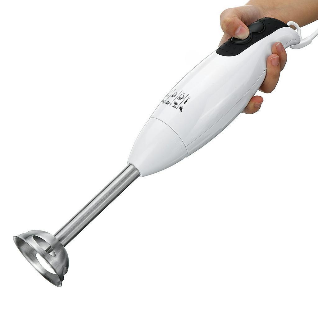 4 In 1 Electric Blender Immersion Hand Stick Blender Mixer Vegetable Meat Grinder Whisk Juicer Mixer Smoothie Cup Kitchen 600W