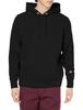 Champion Casual Hooded Sweatshirt with Relaxed Size L Men's One-Point Logo, Fit, Black, (C3-V102)