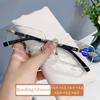 Frameless Anti-blue Light Presbyopia Glasses Square Frame Reading Glasses Fashion Finished Far Sight Eyeglasses Diopter To +4.0