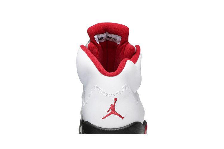 Мужские кроссовки Nike Air Jordan 5 Retro 'White Fire Red' 2013