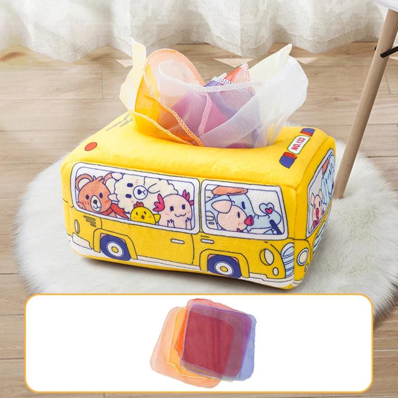YY17010 Baby Tissue Box - Montessori Baby Toys 5 Months Baby Tissue Box Learning Toys Baby Puzzle Toys