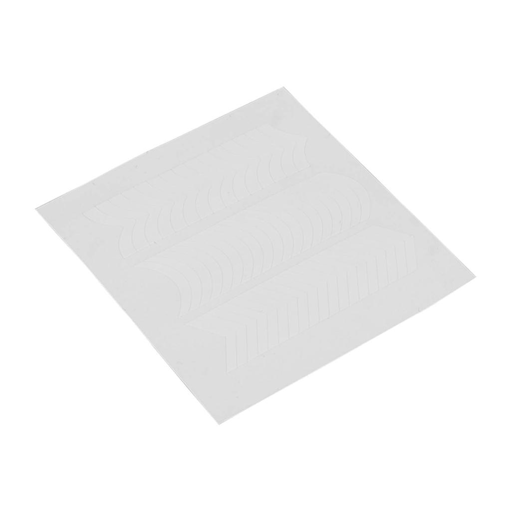 45 листов 3 дизайна Наклейки для нейл-арта для французского маникюра Самоклеящиеся направляющие для французского кончика Наклейки для ногтей