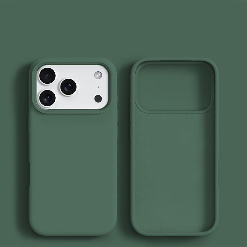 Жидкий силиконовый чехол для телефона для iPhone 17 Air 16 15 14 13 12 Pro Max Мягкий чехол для iPhone 16 15 14 Plus Чехол Аксессуар