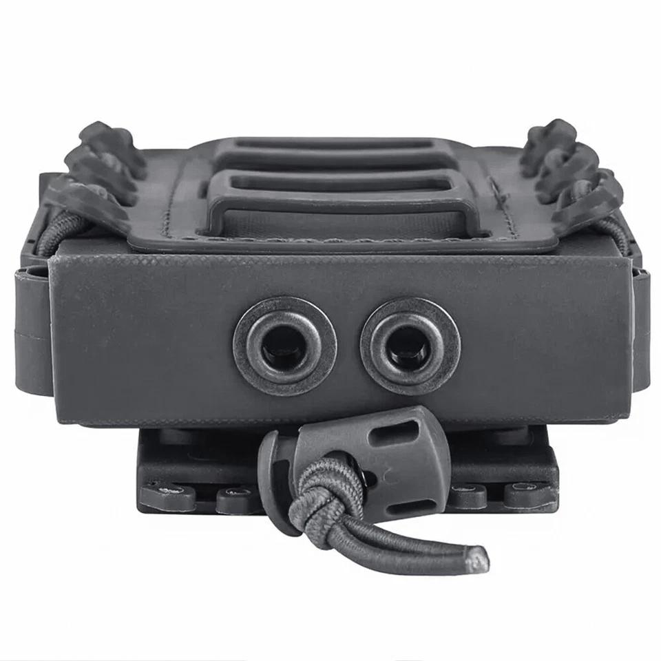 Magazine Pouch Molle for Ar15 M4 5.56 7.62 9mm Scorpion Fast Mag Quick Release Mag TPR Holster Adjustable Case Box
