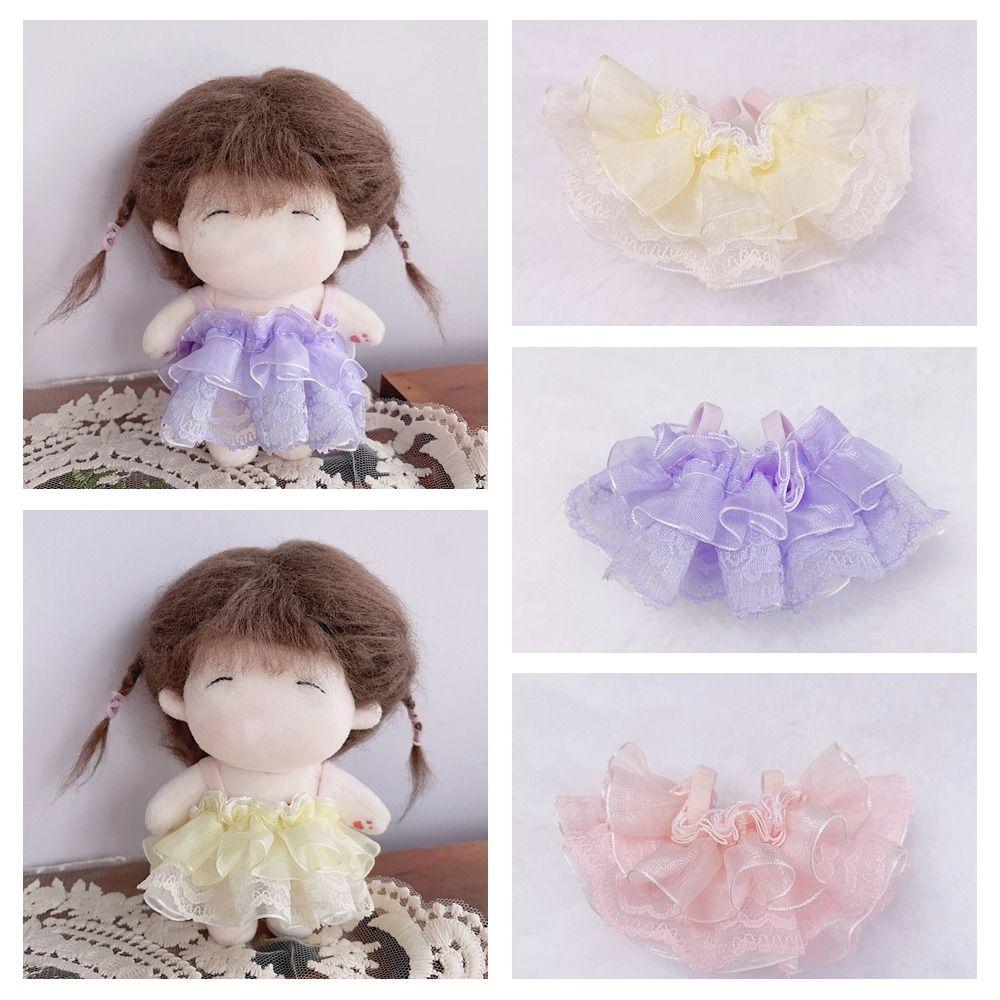 Одежда для кукол своими руками Кружевное платье-пачка Хлопковое платье для куклы Платье для куклы Платье для девочки