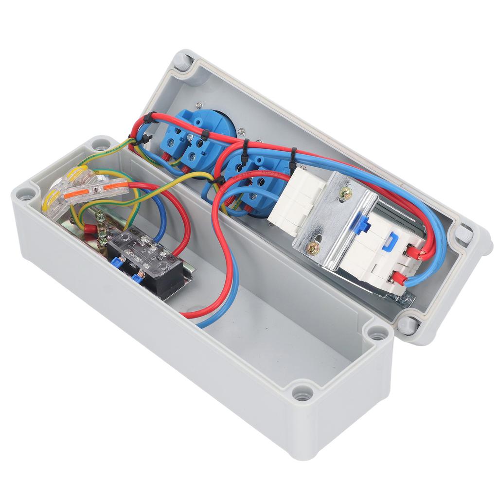 Распределитель мощности настенный 250 В 16 А RCBO RCD распределитель мощности двойного назначения с 230 В 40 А