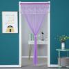 Штора-перегородка Москитная сетка на липучке Штора-сетка для двери Без сверления Кружевная штора Штора-перегородка для спальни Все сезоны