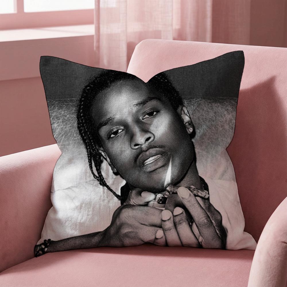 A-A$AP R-Rocky Наволочка для подушки, Многоцелевая наволочка для дома и автомобиля - Двусторонняя, Мягкая и прочная для ежедневного использования