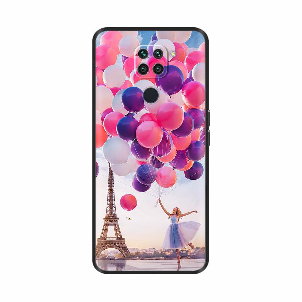 Чехол Для Xiaomi Redmi Note 9 Чехол Мягкая Черная Силиконовая Задняя Крышка Для Redmi Note9 Чехол Redmi Note 9 Чехол Funda Coque Бампер Оболочка