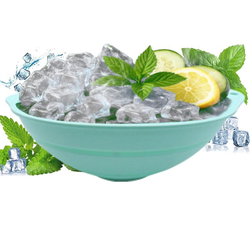 Портативная миска для ледяной ванны для лица для умывания, погружения лица, складной умывальник для ледяных процедур для лица, инструмент для ухода за кожей лица для дома, путешествий