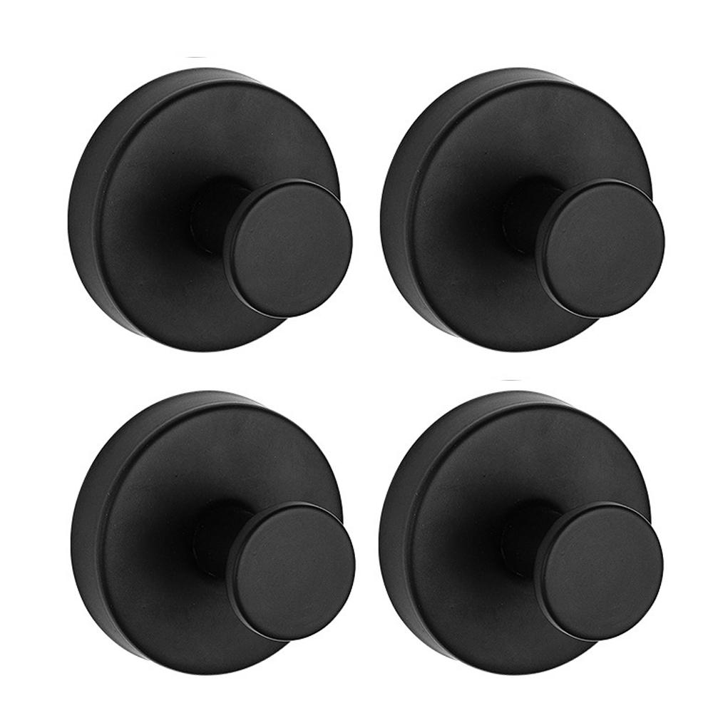 2Pcs Metal Suction Cup Hooks Strong Vacuum Bathroom Hook Waterproof Towel Holder Stainless Steel Reusable Wall Hanger