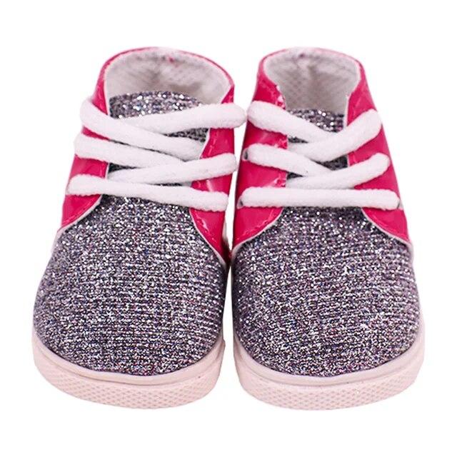 Обувь для куклы, сапоги, плюшевые сапоги ручной работы, обувь 7 см для 18 дюймов, американская кукла Baby Born 43 см, аксессуары