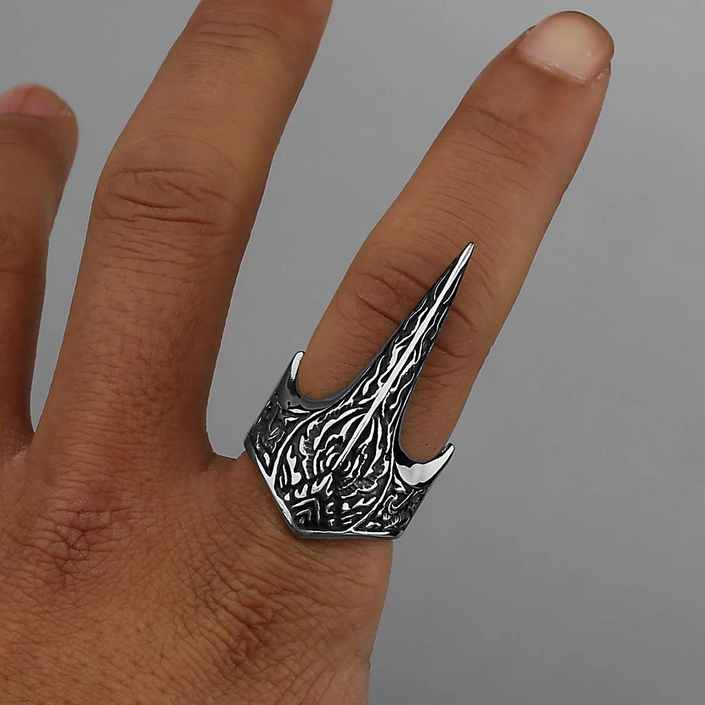 Кольцо с флагом Османской империи Kayi Obasi для мужчин Инопланетная мода Мотоцикл Ювелирные изделия из нержавеющей стали Подарок