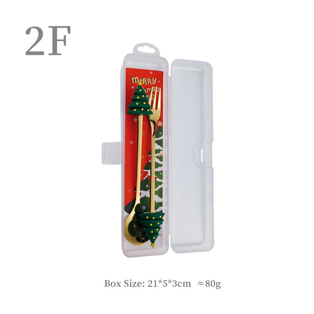 Набор ложек «Рождественский Санта-Клаус» – Милые мультяшные кофейные и десертные ложки, Идеальный рождественский подарок.
