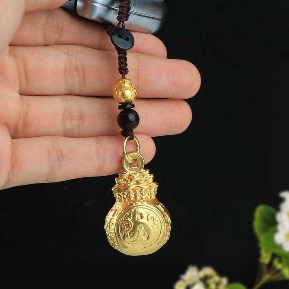 Брелок с китайским зодиаком на удачу, ручная работа, Фэн-шуй, кольцо для ключей автомобиля, 12 знаков зодиака, кулон на удачу, подарок