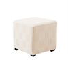 Square Stool Cover Elastic All-inclusive Ottoman Cover Dust-proof Washable Low Stool Sofa Pedal Cover Furniture Protective Cover