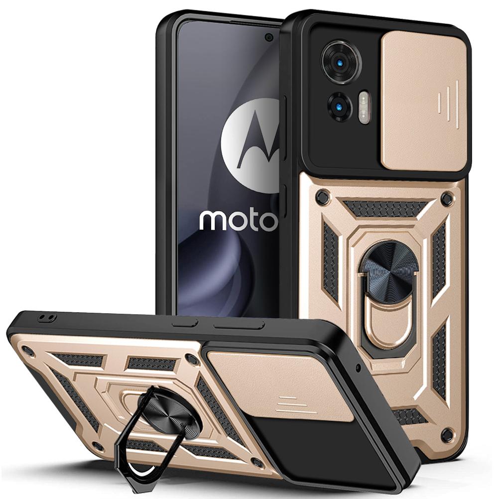 Чехол для Motorola Edge 30 Neo Чехол для Motorola Moto Edge 30 lite Магнитное кольцо-держатель Бронированный чехол для телефона Защитная задняя крышка со шторкой для камеры