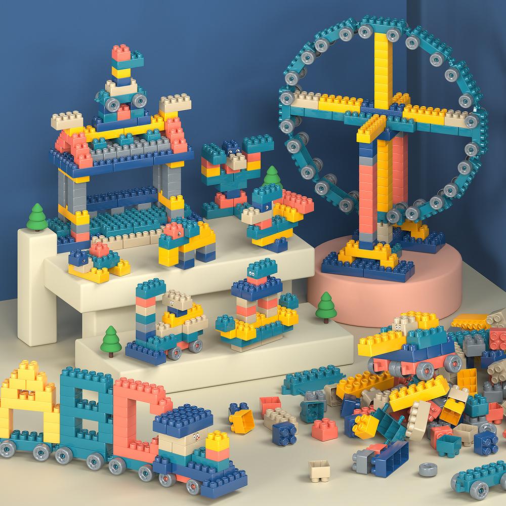Детский DIY Сборный Конструктор из Частиц Детский Сад Образование Раннее Развитие 3-6 Лет Игрушка Подарок