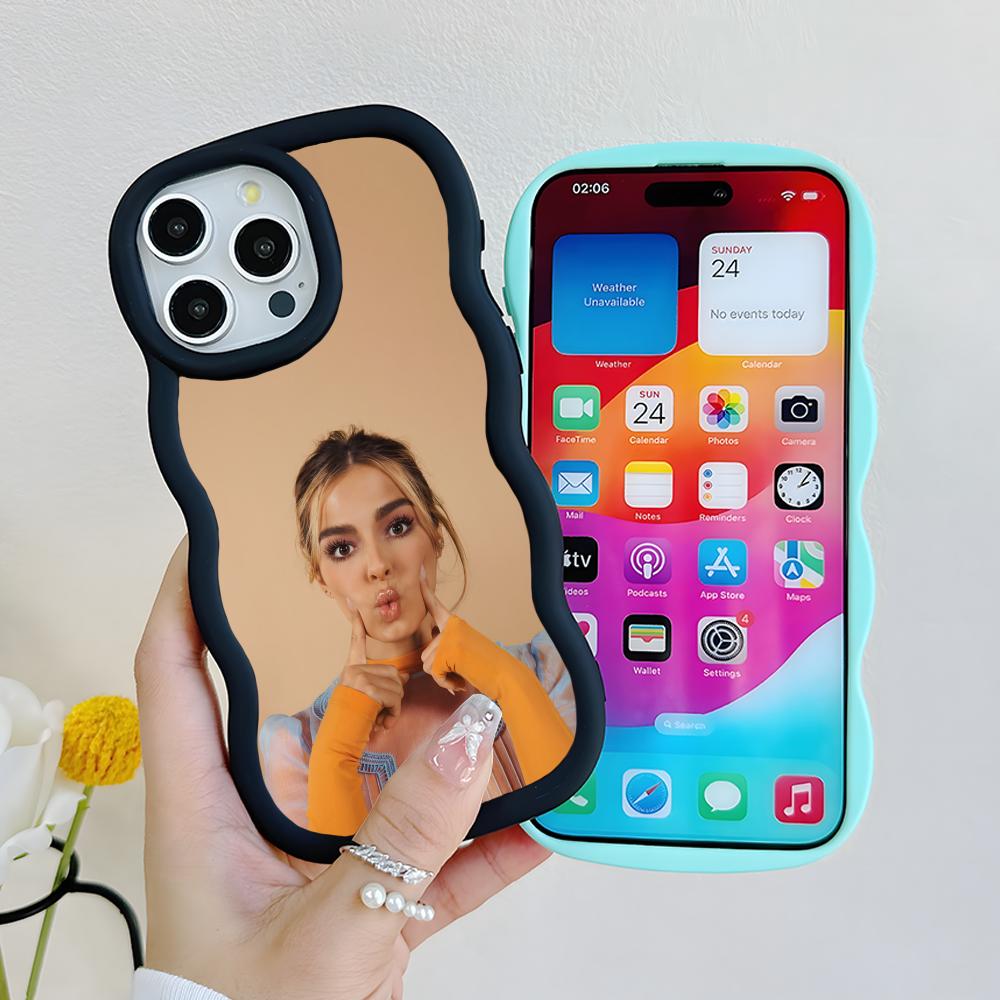Чехол для мобильного телефона Addison Rae для iPhone 17 16 15 14 13 12 11 Air Pro Max Plus Волнистый край ТПУ Цветная Обложка Обложка Красивый Роскошный