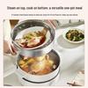 Midea 6L Multi-function Electric Hot Pot with Grill & Steamer CN plug (adapter included)