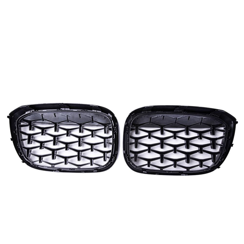 2 шт. автомобильные передние грили для почек для BMW X3 G01 G08 X4 G02 2018-бампер с ромбовидной отделкой гоночная решетка Meteor